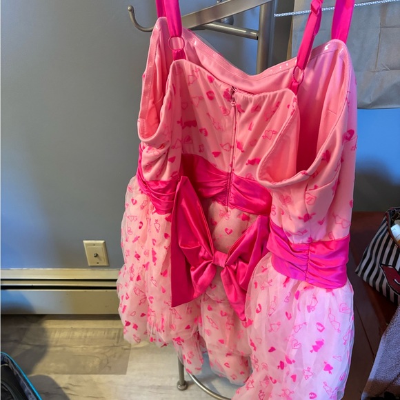 Torrid Betsy Johnson Pink Valentines Dress - Picture 6 of 7